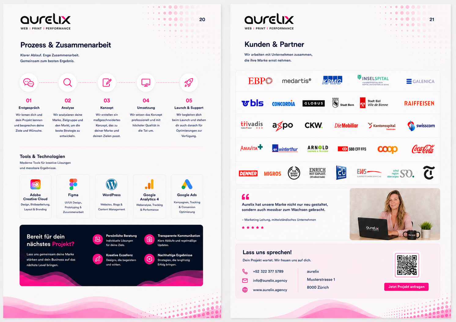 Corporate-Identity Beispielseite