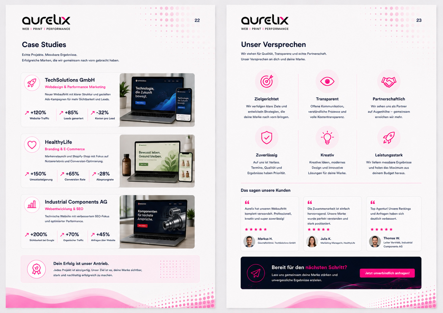Corporate-Identity Beispielseite