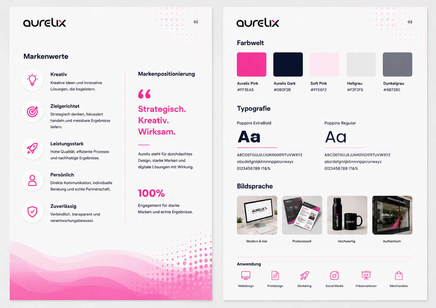 Corporate-Identity Beispielseite