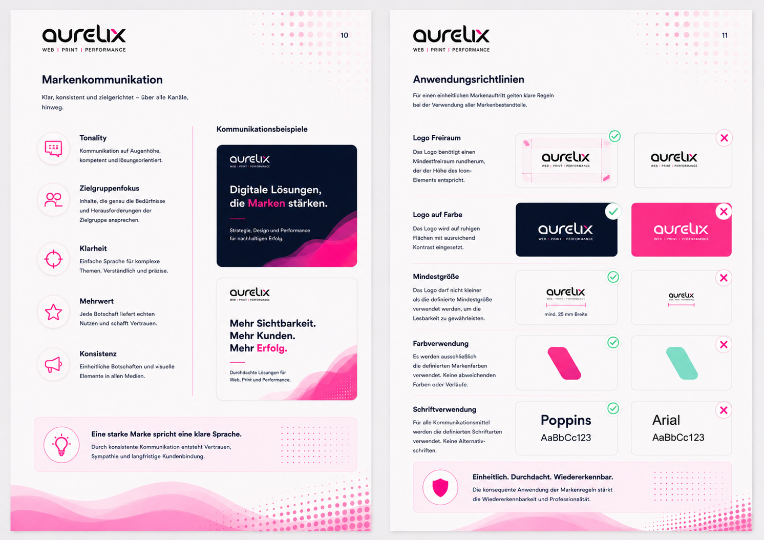 Corporate-Identity Beispielseite
