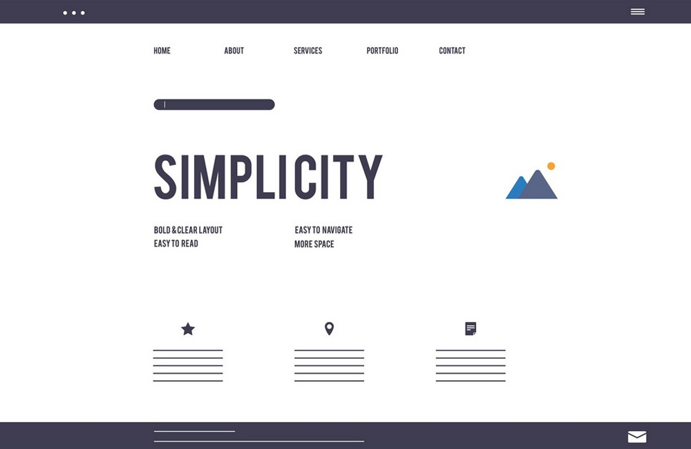 minimalist web design