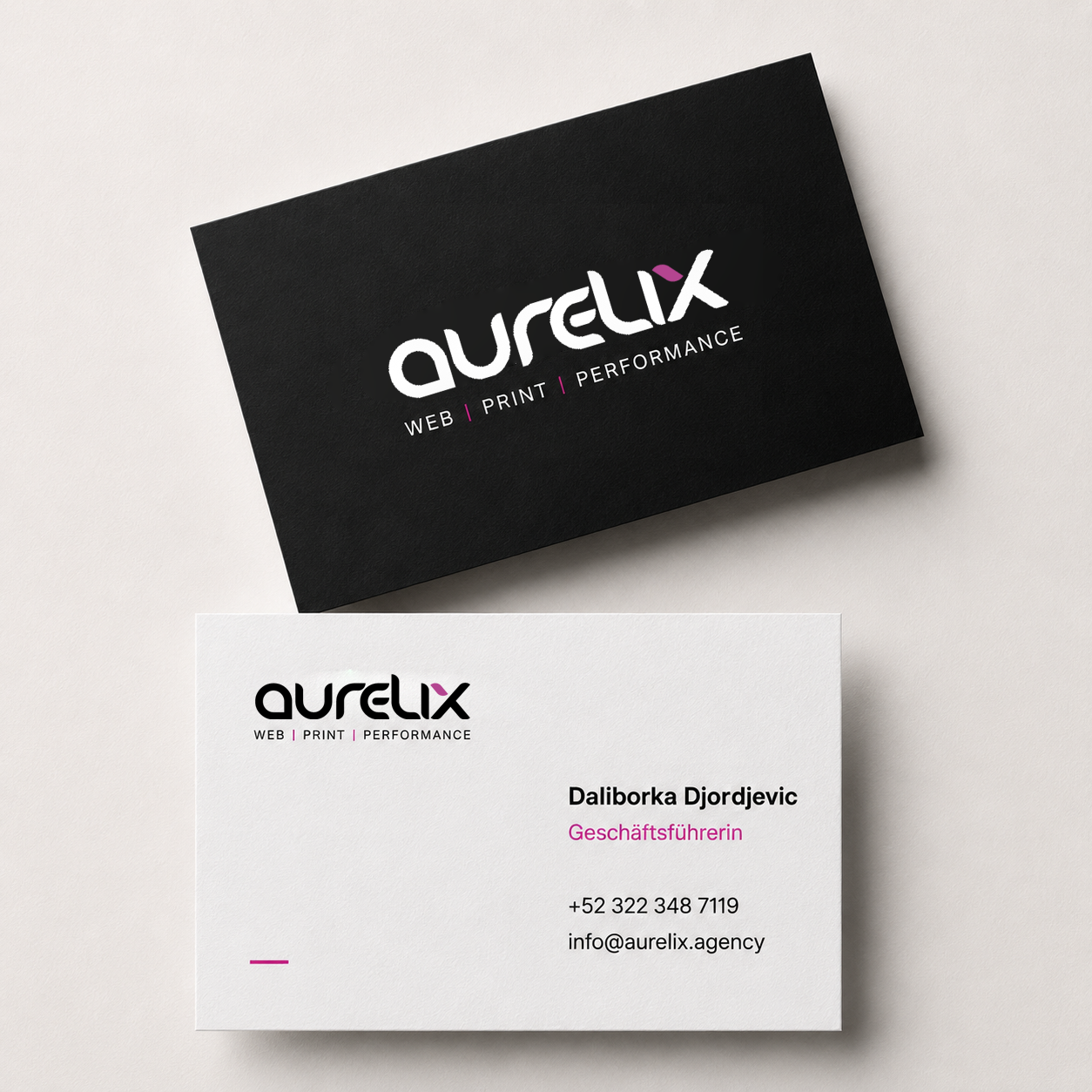 Corporate Design - Visitenkarte