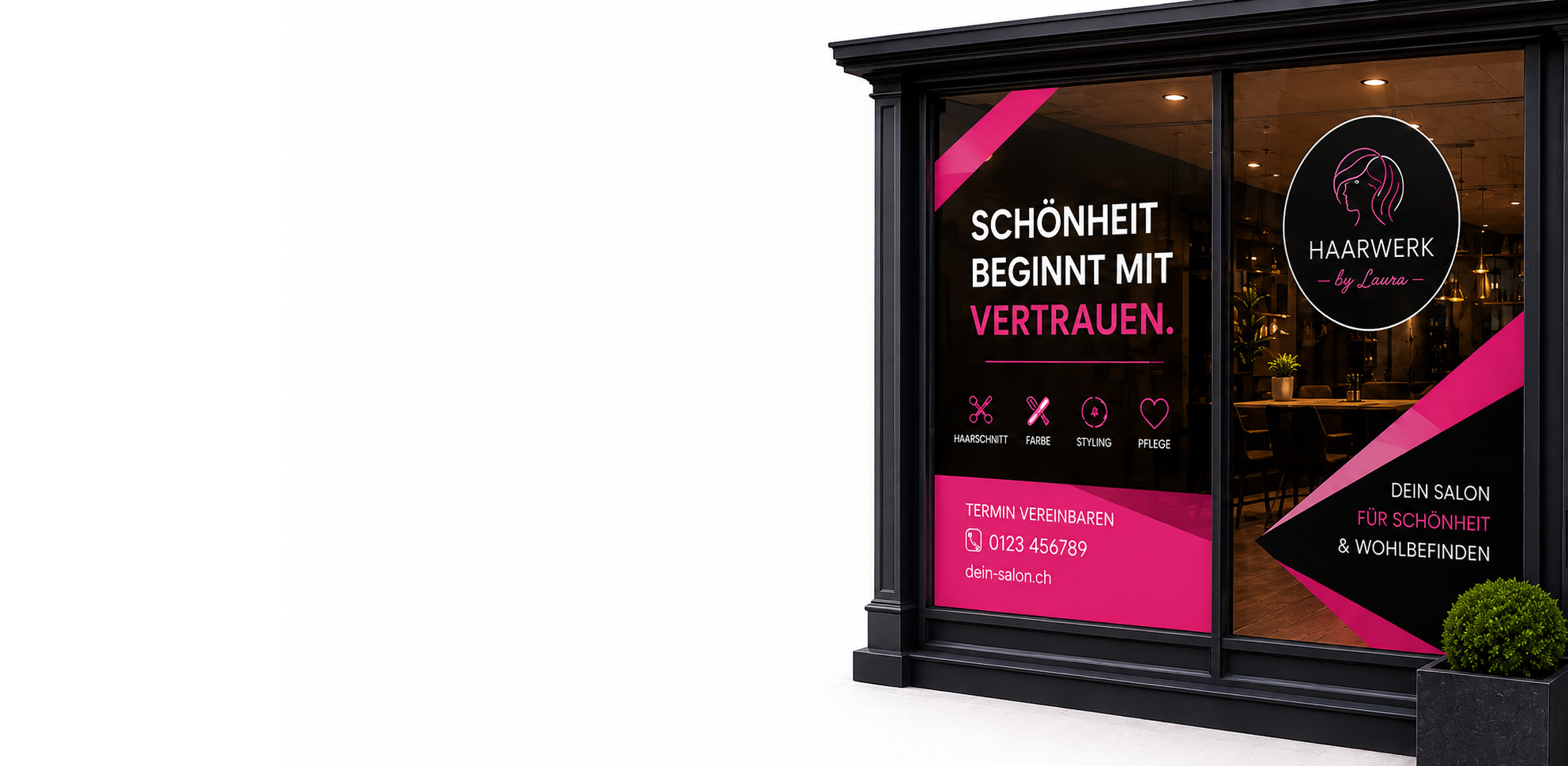 Header Schaufensterfolie