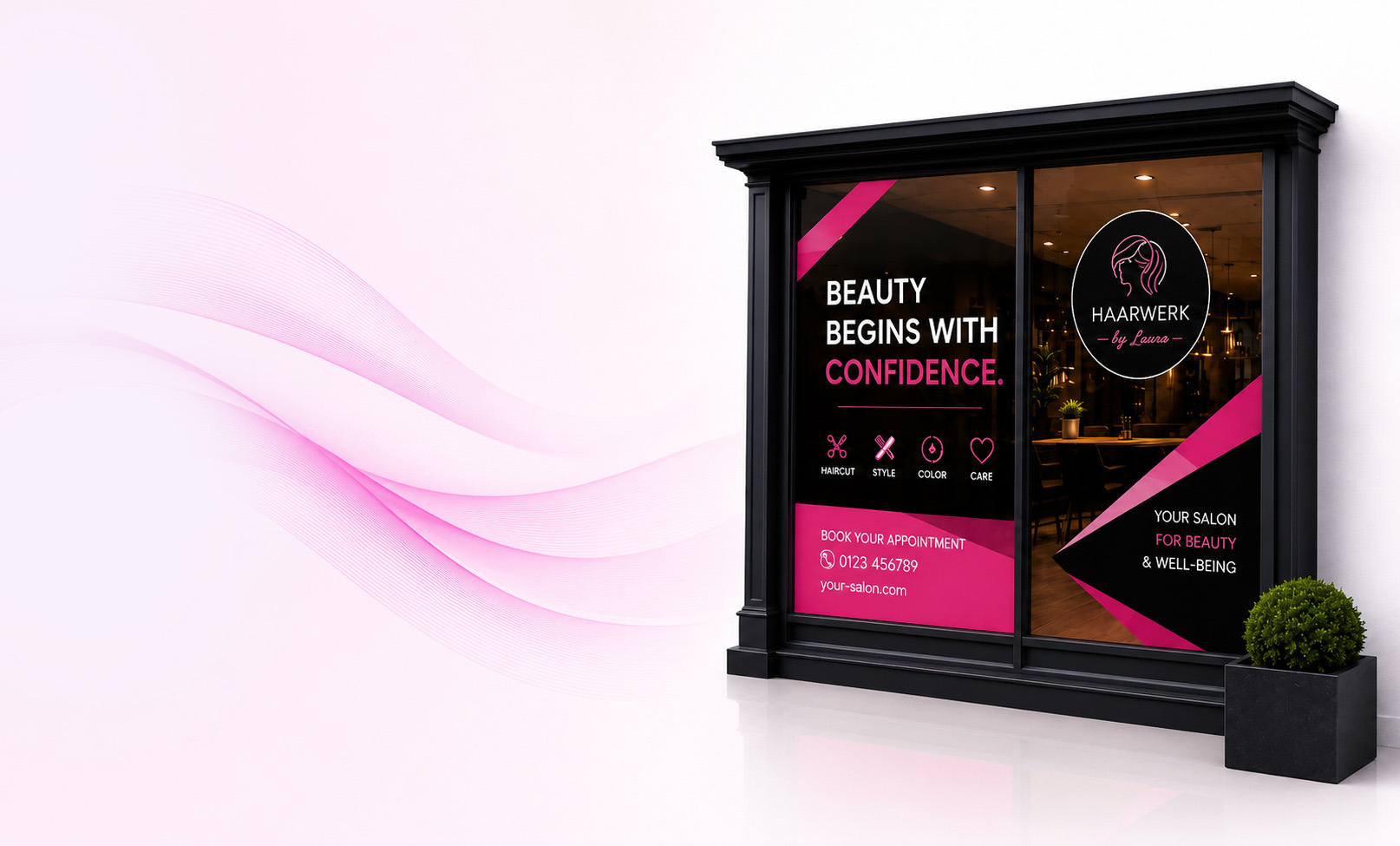 Storefront Window Film Header